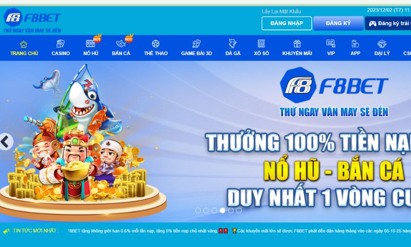 Vô vàn giải thưởng không giới hạn khi đăng ký F8bet